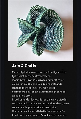 Nieuwsbrief Textielfestival