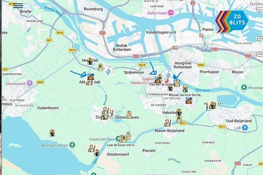 3 locaties in Nissewaard